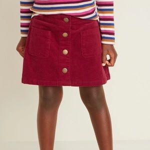 A- line corduroy skirt for toddler